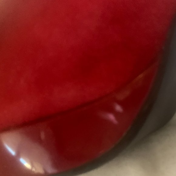 Style & Co (Macys) ‘Brick Red’ Suede Pumps w/ Peep-Toe Size 8.5 - Picture 10 of 10